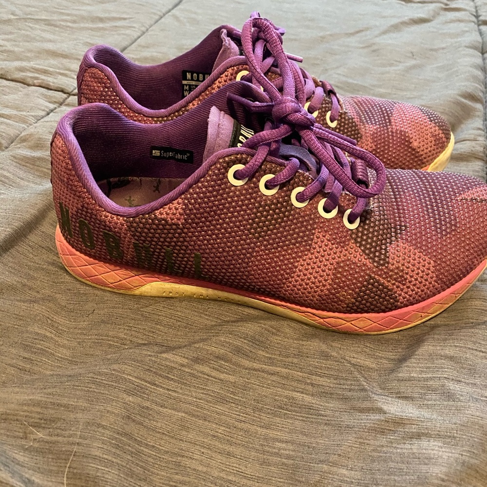 Nobull shoes purple camo